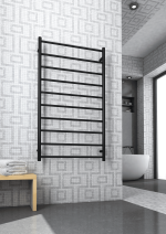 THERMOGROUP SR69MB ROUND LADDER HEATED TOWEL RAIL MATT BLACK