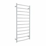THERMOGROUP CR69M CURVED ROUND LADDER HEATED TOWEL RAIL POLISHED STAINLESS STEEL