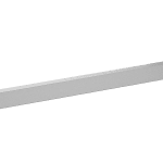 THERMOGROUP DSC6 SQUARE SINGLE BAR HEATED TOWEL RAIL WITH CURVED CORNERS POLISHED STAINLESS STEEL