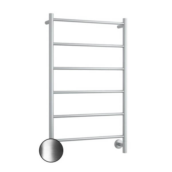 THERMOGROUP S60SBN ROUND LADDER HEATED TOWEL RAIL BRUSHED NICKEL