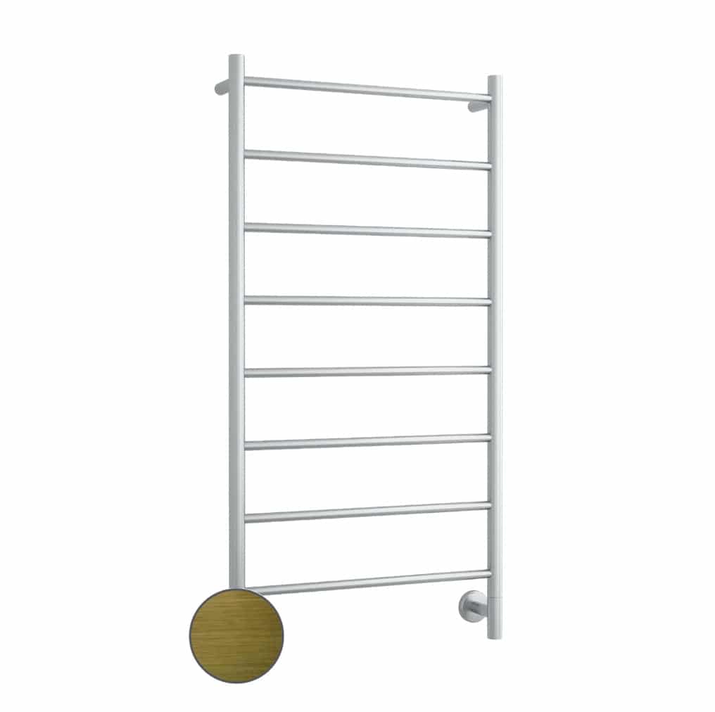 THERMOGROUP S62SAB ROUND LADDER HEATED TOWEL RAIL ANTIQUE BRASS