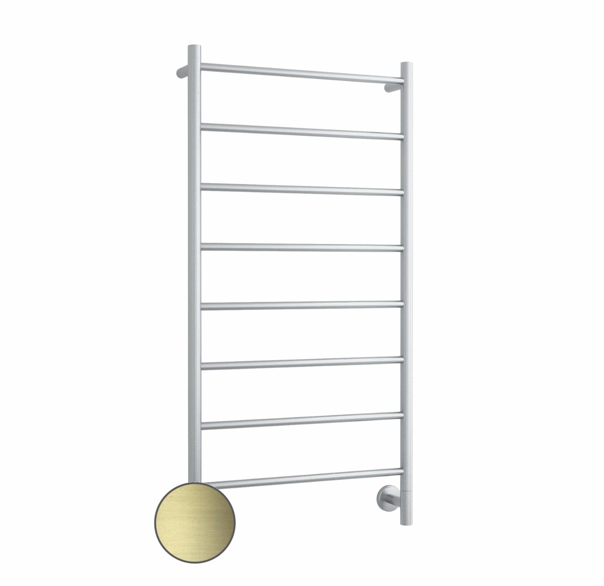 THERMOGROUP S62SBB ROUND LADDER HEATED TOWEL RAIL BRUSHED BRASS