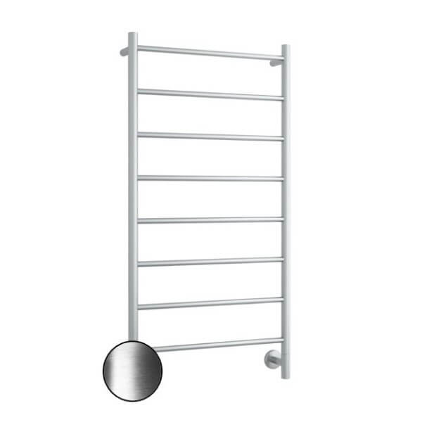 THERMOGROUP S62SBN ROUND LADDER HEATED TOWEL RAIL BRUSHED NICKEL