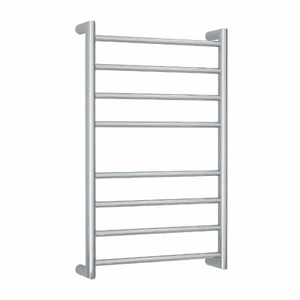 THERMOGROUP RSL24C ROUND FIXED LEG LADDER HEATED TOWEL RAIL POLISHED STAINLESS STEEL