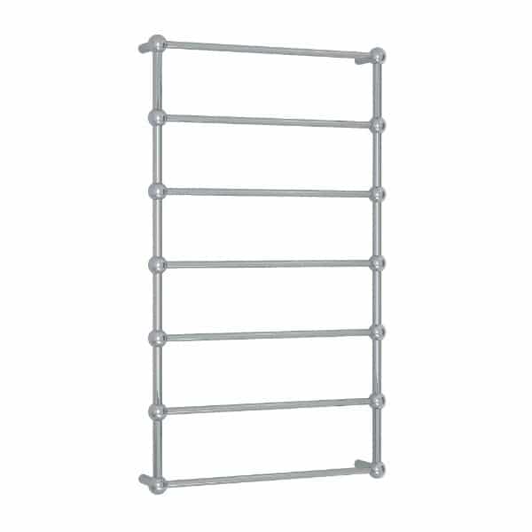 THERMOGROUP SB79M STRAIGHT ROUND HERITAGE LADDER HEATED TOWEL RAIL POLISHED STAINLESS STEEL
