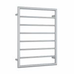 THERMOGROUP SBR44M STRAIGHT ROUND BOX HEATED TOWEL RAIL POLISHED STAINLESS STEEL