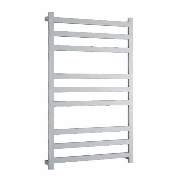THERMOGROUP SFS69M STRAIGHT FLAT LADDER HEATED TOWEL RAIL POLISHED STAINLESS STEEL