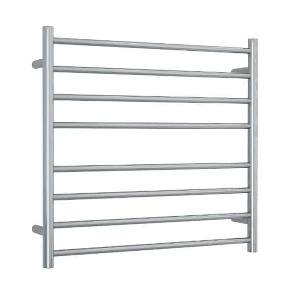 THERMOGROUP SR33M STRAIGHT ROUND LADDER HEATED TOWEL RAIL POLISHED STAINLESS STEEL