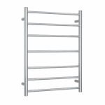 THERMOGROUP SR44M STRAIGHT ROUND LADDER HEATED TOWEL RAIL POLISHED STAINLESS STEEL