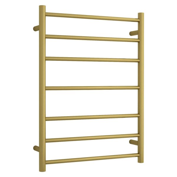 THERMOGROUP SR44MBG ROUND LADDER HEATED TOWEL RAIL BRUSHED GOLD