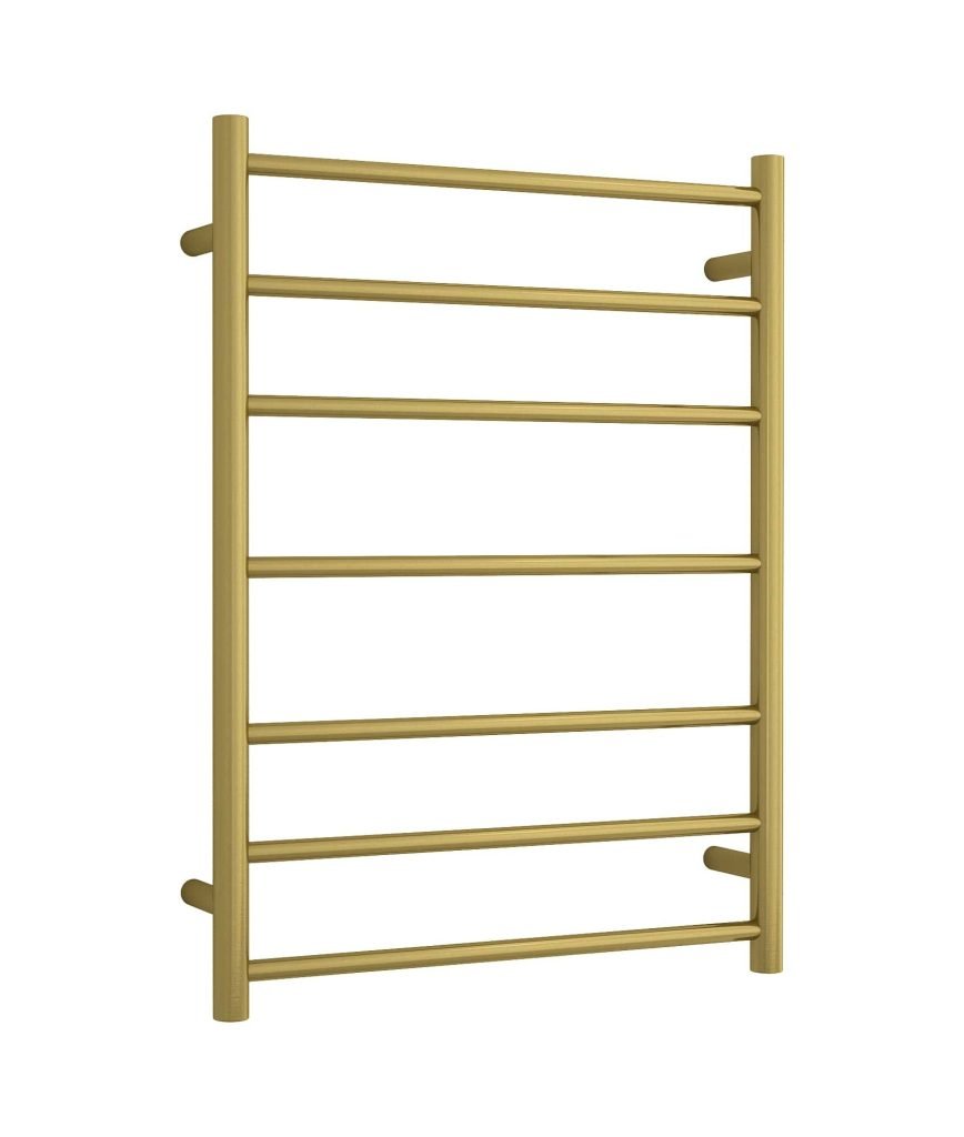 THERMOGROUP SR44MBG ROUND LADDER HEATED TOWEL RAIL BRUSHED GOLD