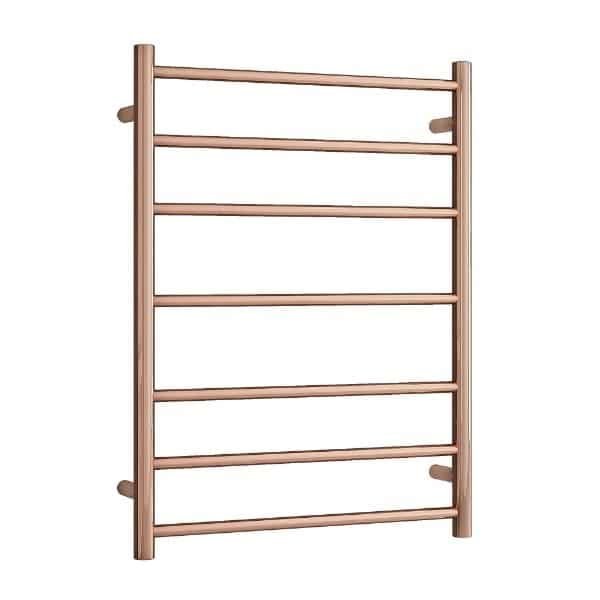 THERMOGROUP SR44MRG ROUND LADDER HEATED TOWEL RAIL POLISHED ROSE GOLD