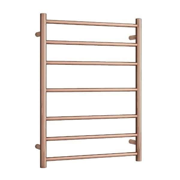 THERMOGROUP SR44MRG ROUND LADDER HEATED TOWEL RAIL POLISHED ROSE GOLD