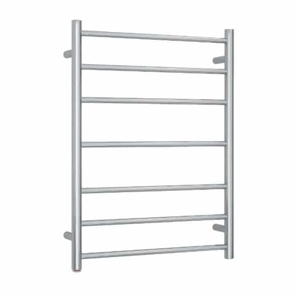 THERMOGROUP SR44SM ROUND LADDER HEATED TOWEL RAIL WITH SWITCH POLISHED STAINLESS STEEL