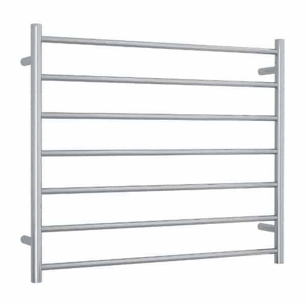 THERMOGROUP SR93M STRAIGHT ROUND LADDER HEATED TOWEL RAIL POLISHED STAINLESS STEEL