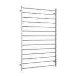 THERMOGROUP SR99M STRAIGHT ROUND LADDER HEATED TOWEL RAIL POLISHED STAINLESS STEEL