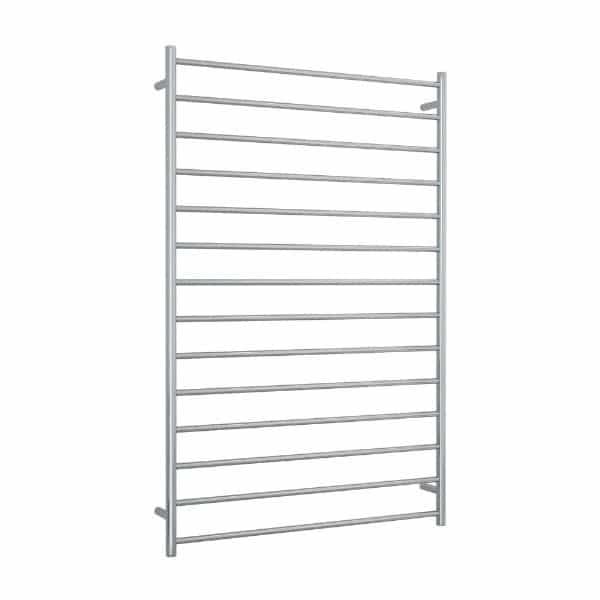 THERMOGROUP SR99M STRAIGHT ROUND LADDER HEATED TOWEL RAIL POLISHED STAINLESS STEEL