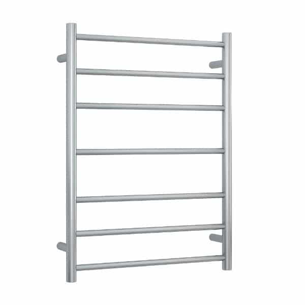 THERMOGROUP SRB44M STRAIGHT ROUND LADDER HEATED TOWEL RAIL BRUSHED STAINLESS STEEL