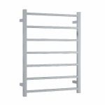 THERMOGROUP SS44M STRAIGHT SQUARE LADDER HEATED TOWEL RAIL POLISHED STAINLESS STEEL