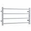 THERMOGROUP SS81M STRAIGHT SQUARE LADDER HEATED TOWEL RAIL POLISHED STAINLESS STEEL