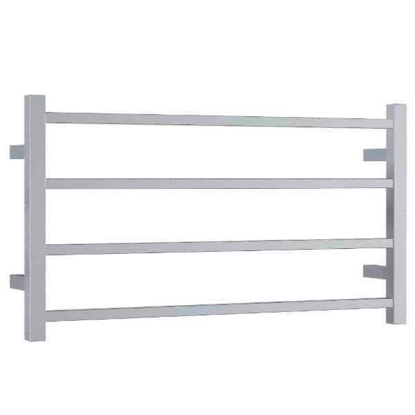 THERMOGROUP SS81M STRAIGHT SQUARE LADDER HEATED TOWEL RAIL POLISHED STAINLESS STEEL