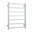 THERMOGROUP SSB44M STRAIGHT SQUARE LADDER HEATED TOWEL RAIL BRUSHED STAINLESS STEEL