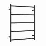 THERMOGROUP USR54B STRAIGHT ROUND LADDER NON-HEATED TOWEL RAIL MATT BLACK