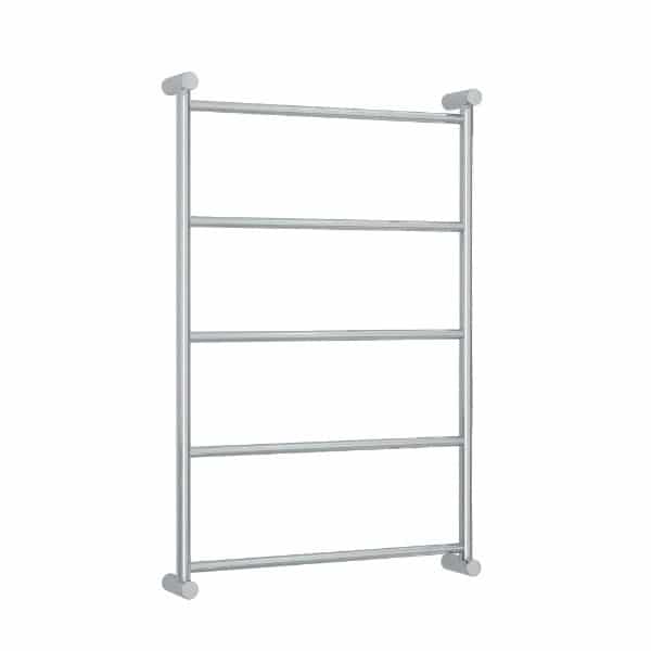 THERMOGROUP USS69 STRAIGHT ROUND LADDER NON-HEATED TOWEL RAIL POLISHED STAINLESS STEEL