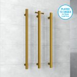 VS900HBB Thermorail Brushed Brass Plated Rail Ambient for instu