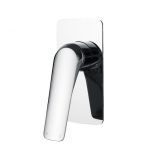 AQUAPERLA 0164.ST AU SHOWER/BATH MIXER CHROME AND BLACK