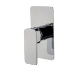 AQUAPERLA 0226-2.ST IVANO SHOWER/BATH WALL MIXER CHROME AND BLACK