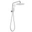 AQUAPERLA CH2138.SH.N+CH0007.SH+CH-R11.HHS ROUND SHOWER STATION TOP WATER INLET CHROME