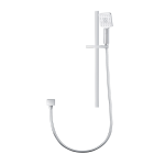 AQUAPERLA CH2145.SH.N+CH-S8.HHS SQUARE 3 FUNCTIONS HANDHELD SHOWER SET WITH RAIL CHROME