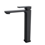 AQUAPERLA 0229.BM IVANO TALL BASIN MIXER CHROME AND BLACK