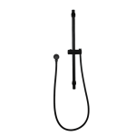 AQUAPERLA OX2146.SH.N ROUND HANDHELD SHOWER RAIL BLACK