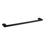 AQUAPERLA 8001.8.TR AU SINGLE TOWEL RAIL 800MM CHROME AND BLACK