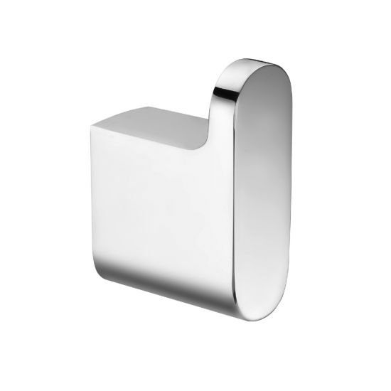 AQUAPERLA 8007.TR AU ROBE HOOK CHROME AND BLACK