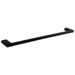 AQUAPERLA 8001.TR AU SINGLE TOWEL RAIL 600MM CHROME AND BLACK