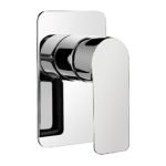 AQUAPERLA 0167.ST VOG SHOWER/BATH WALL MIXER CHROME AND BLACK