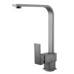 AQUAPERLA GM1010.KM SQUARE KITCHEN SINK MIXER GUN METAL GREY