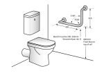 DESIGNER MLR112 90 Degree Grab Rail Drawing 2