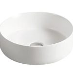INSPIRE IS4088MW RADIUS ROUND ABOVE COUNTER BASIN MATTE WHITE