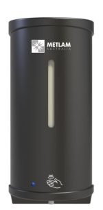 METLAM ML_MSD_FOAMDISP_BLK DESIGNER BLACK SERIES AUTOMATIC FOAM SOAP DISPENSER - 800ML CAPACITY DESIGNER BLACK