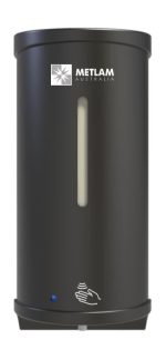 METLAM ML_MSD_SANITISEDISP_BLK DESIGNER BLACK SERIES AUTOMATIC SANITISER DISPENSER - 800ML CAPACITY DESIGNER BLACK