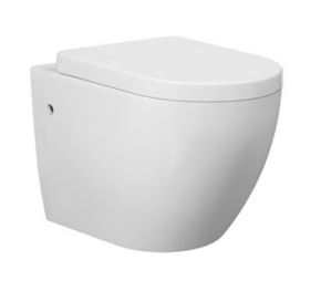 INSPIRE IVWHPRL VOGHERA RIMLESS WALL HUNG PAN STANDARD SEAT WHITE