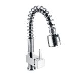 AQUAPERLA CH1008.KM SPRING PULL OUT SPRAY KITCHEN SINK MIXER CHROME