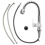 AQUAPERLA CH1008.KM SPRING PULL OUT SPRAY KITCHEN SINK MIXER CHROME