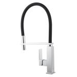 AQUAPERLA CH1032.KM RUBBER SPOUT KITCHEN SINK MIXER CHROME