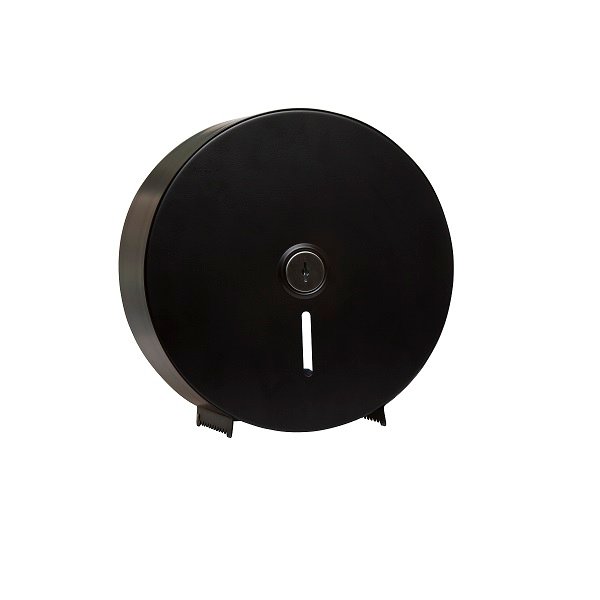 METLAM DESIGNER_ML841 DESIGNER BLACK SERIES JUMBO TOILET ROLL DISPENSER LOCKABLE DESIGNER BLACK