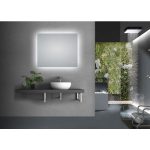 AQUAPERLA LM-LDS9075 RECTANGLE LED MIRROR 900x750MM 3 COLOR LIGHTING TOUCH SENSOR SWITCH DEFOGGER PAD WALL MOUNTED VERTICAL OR HORIZONTAL
